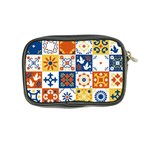 Mexican-talavera-pattern-ceramic-tiles-with-flower-leaves-bird-ornaments-traditional-majolica-style- Coin Purse Back