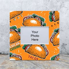 Seamless-pattern-with-taco White Box Photo Frame 4  X 6  by Ket1n9