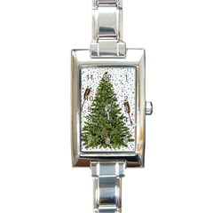 New-year-s-eve-new-year-s-day Rectangle Italian Charm Watch by Ket1n9