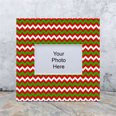 Christmas-paper-scrapbooking-pattern- White Box Photo Frame 4  X 6  by Grandong