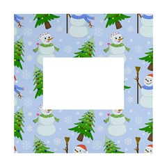 New Year Christmas Snowman Pattern, White Box Photo Frame 4  X 6  by Grandong