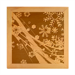 Christmas-card-greeting-card-star Wood Photo Frame Cube by Grandong