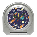 Space Galaxy Planet Universe Stars Night Fantasy Travel Alarm Clock Front