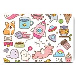 Set-kawaii-doodles -- Large Doormat 30 x20  Door Mat