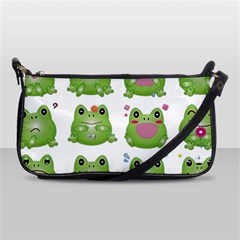 Kawaii-frog-rainy-season-japanese Shoulder Clutch Bag by Grandong