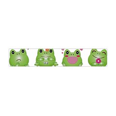 Kawaii-frog-rainy-season-japanese Premium Plush Fleece Scarf (mini) by Grandong