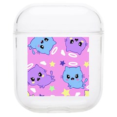 Seamless Pattern With Cute Kawaii Kittens Airpods 1/2 Case by Grandong