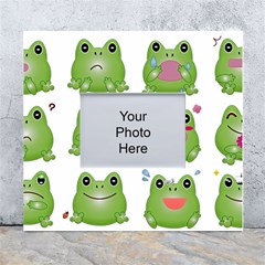 Kawaii-frog-rainy-season-japanese White Wall Photo Frame 5  X 7  by Grandong