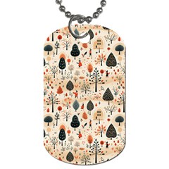 Pattern Seamless Dog Tag (two Sides) by Vaneshop