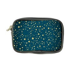 Star Golden Pattern Christmas Design White Gold Coin Purse by Vaneshop