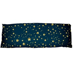 Star Golden Pattern Christmas Design White Gold Body Pillow Case Dakimakura (two Sides) by Vaneshop