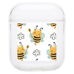 Art Bee Pattern Design Wallpaper Background Airpods 1/2 Case by Vaneshop