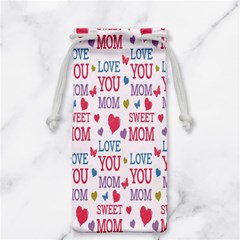 Love Mom Happy Mothers Day I Love Mom Graphic Jewelry Bag by Vaneshop