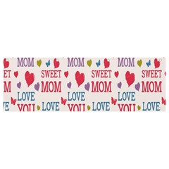 Love Mom Happy Mothers Day I Love Mom Graphic Banner And Sign 9  X 3  by Vaneshop