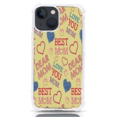 Love Mom Happy Mothers Day I Love Mom Graphic Pattern Iphone 13 Mini Tpu Uv Print Case by Vaneshop