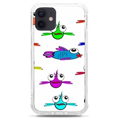 Fish Swim Cartoon Funnycute Iphone 12 Mini Tpu Uv Print Case	 by Sapixe