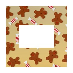 Gingerbread Christmas Time White Box Photo Frame 4  X 6  by Pakjumat