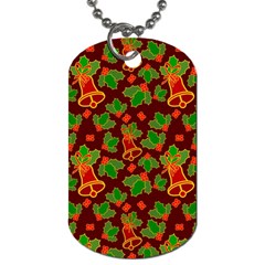 Christmas Pattern Dog Tag (one Side) by Pakjumat