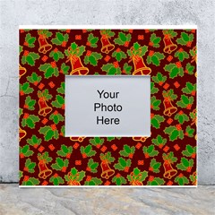 Christmas Pattern White Wall Photo Frame 5  X 7  by Pakjumat