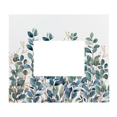 Green And Gold Eucalyptus Leaf White Wall Photo Frame 5  X 7  by Jack14