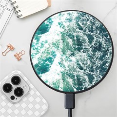 Blue Ocean Waves Wireless Fast Charger(black) by Jack14