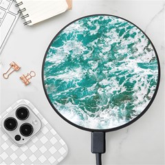 Blue Ocean Waves 2 Wireless Fast Charger(black) by Jack14