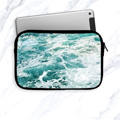 Blue Crashing Ocean Wave Apple Ipad Mini Zipper Cases by Jack14