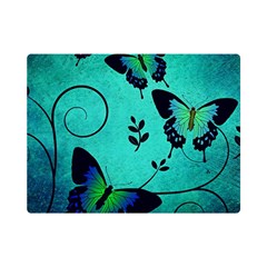 Texture Butterflies Background Premium Plush Fleece Blanket (mini) by Amaryn4rt