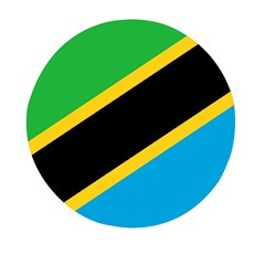 Flag Of Tanzania Mini Round Pill Box (pack Of 5) by Amaryn4rt