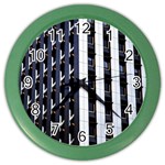 Architecture-building-pattern Color Wall Clock Front