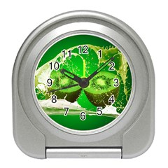 Kiwi Fruit Vitamins Healthy Cut Travel Alarm Clock by Amaryn4rt