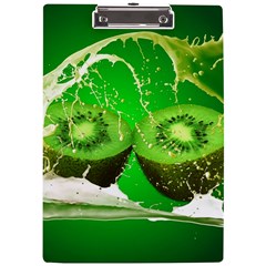 Kiwi Fruit Vitamins Healthy Cut A4 Acrylic Clipboard by Amaryn4rt