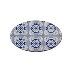 Ceramic-portugal-tiles-wall Sticker Oval (100 Pack) by Amaryn4rt