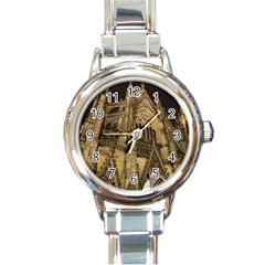 Cologne-church-evening-showplace Round Italian Charm Watch by Amaryn4rt