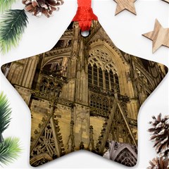 Cologne-church-evening-showplace Ornament (star) by Amaryn4rt