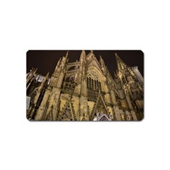 Cologne-church-evening-showplace Magnet (name Card) by Amaryn4rt