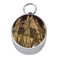 Cologne-church-evening-showplace Mini Silver Compasses by Amaryn4rt