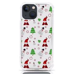 Santa Claus Snowman Christmas Xmas Iphone 13 Mini Tpu Uv Print Case by Amaryn4rt