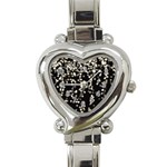 Christmas-bokeh-lights-background Heart Italian Charm Watch Front