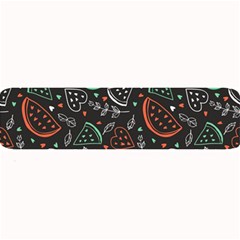 Seamless-vector-pattern-with-watermelons-mint -- Large Bar Mat by Amaryn4rt