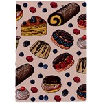 Seamless-pattern-with-sweet-cakes-berries A4 Acrylic Clipboard Back