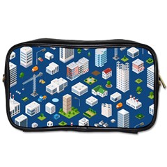 Isometric-seamless-pattern-megapolis Toiletries Bag (two Sides) by Amaryn4rt