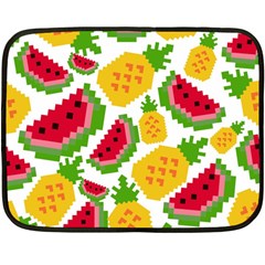 Watermelon-pattern-se-fruit-summer Fleece Blanket (mini) by Amaryn4rt