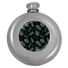 Animals Galaxy Space Round Hip Flask (5 Oz) by Amaryn4rt