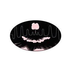 Garage Indie Arctic Monkeys Psychedelic Punk Rock Sticker (oval) by Sarkoni