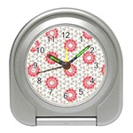 Print Pattern Fashion Background Travel Alarm Clock Front