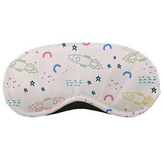 Spaceship Pattern Star Sleep Mask by Pakjumat