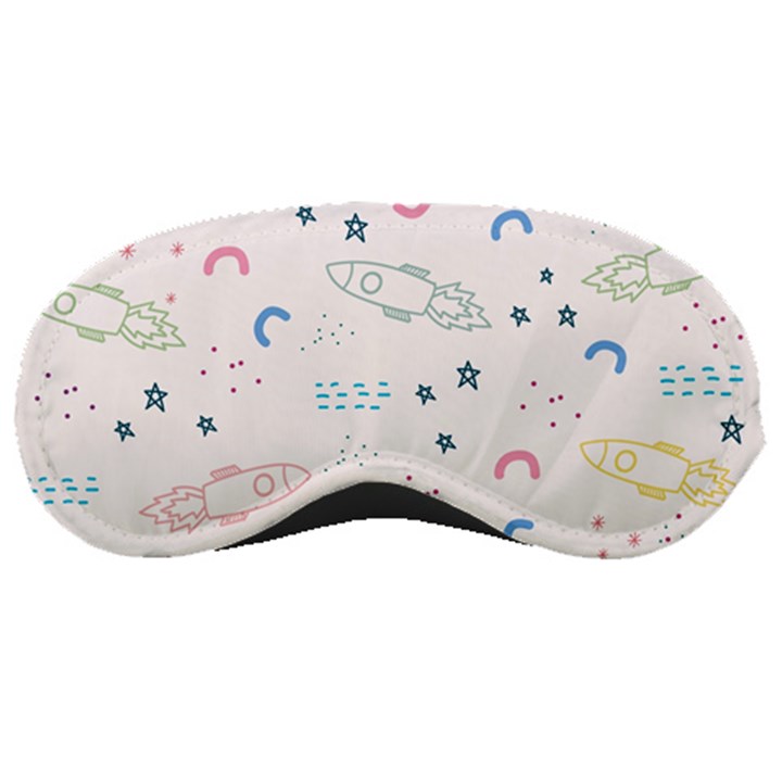 Spaceship Pattern Star Sleep Mask