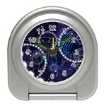 Continents Stars Networks Internet Travel Alarm Clock Front