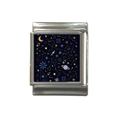 Starry Night  Space Constellations  Stars  Galaxy  Universe Graphic  Illustration Italian Charm (13mm) by Pakjumat